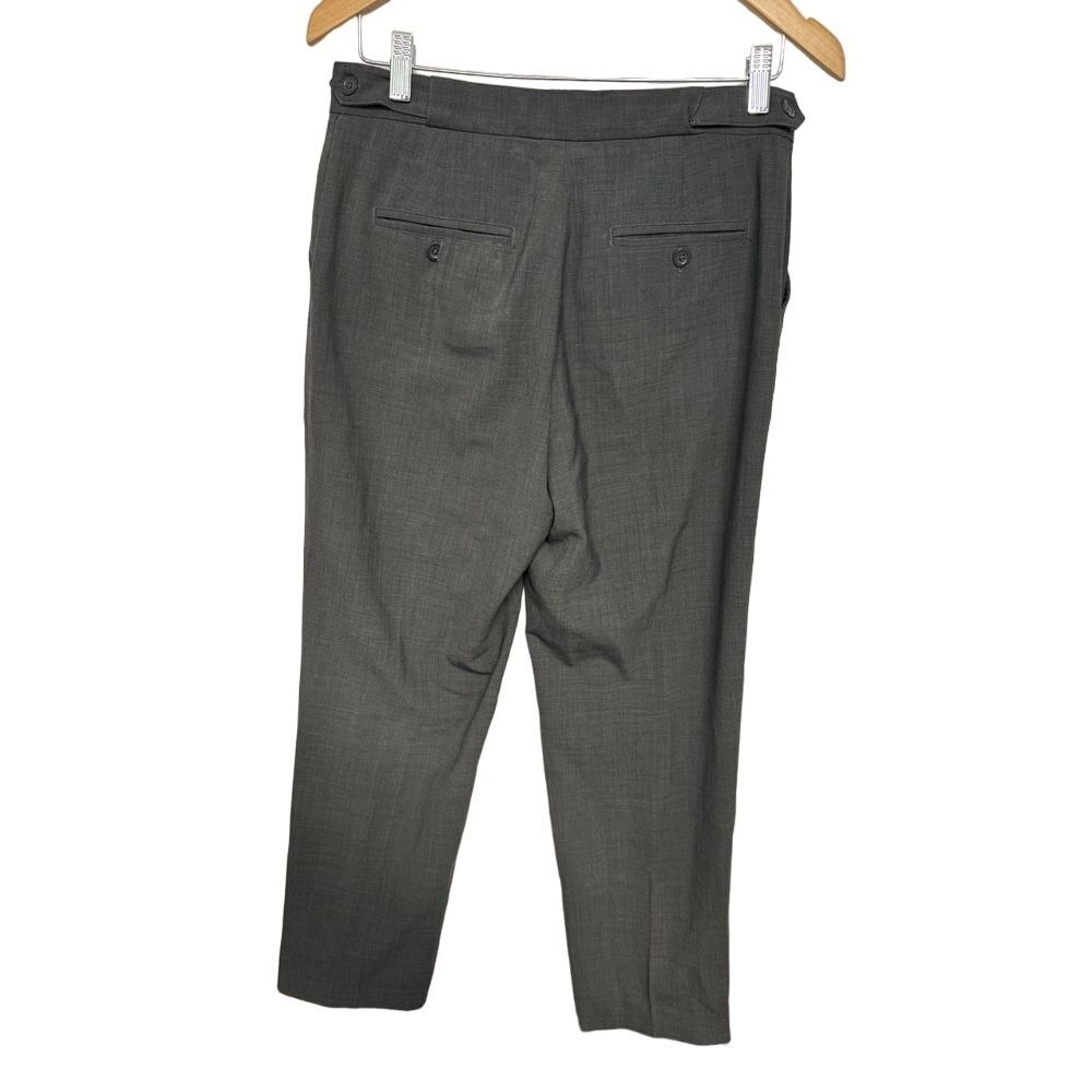 Gap Gray Women's Dress Pants Charcoal Gray Wool Blend Trousers | size 6 r - Picture 6 of 12